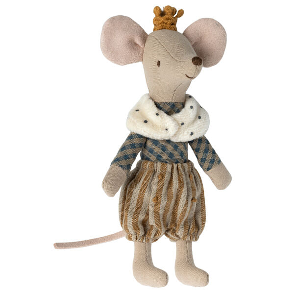 Maileg: myszka książę Prince Mouse Big Brother 13 cm