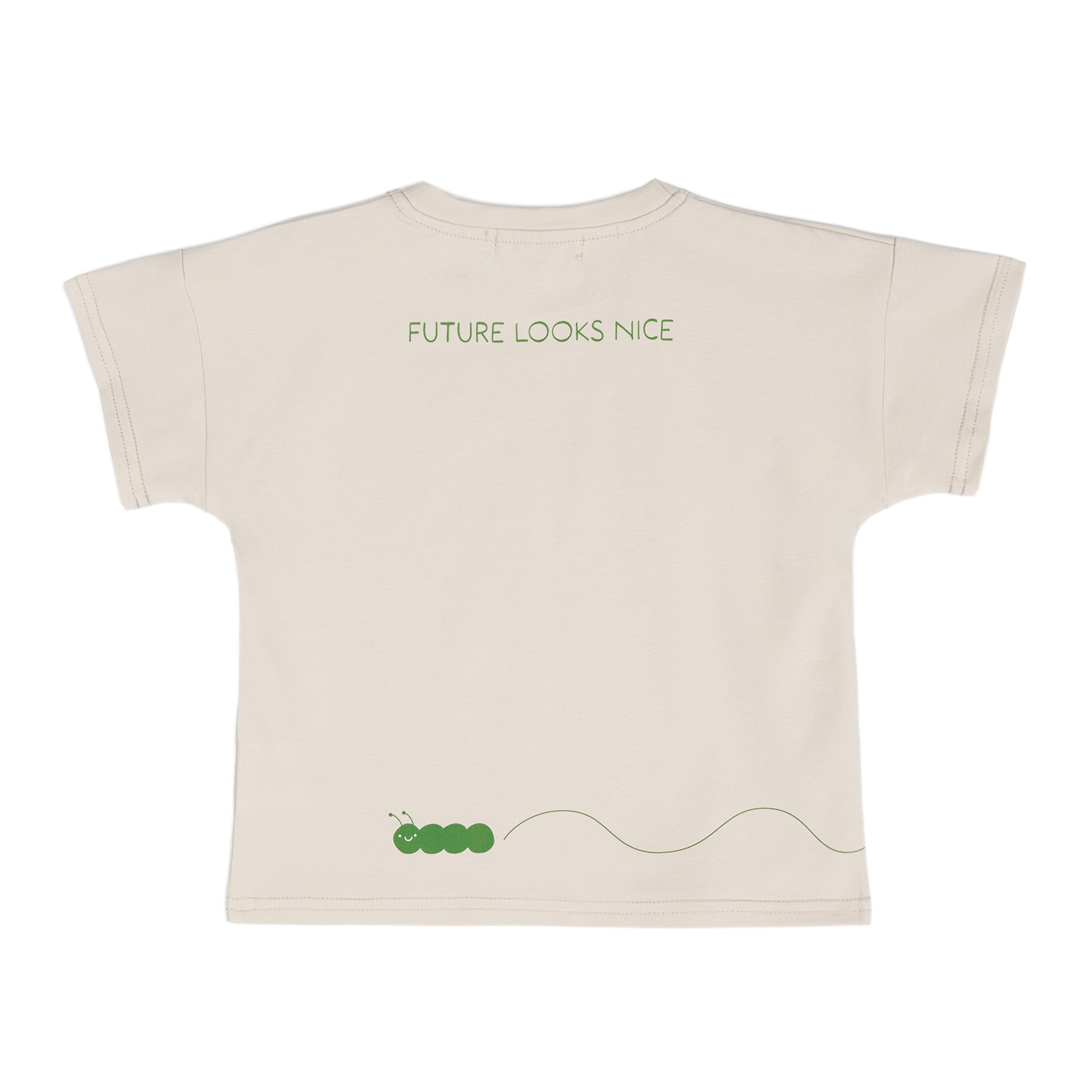 Kid Story: t-shirt z bawełny organicznej Light Sand