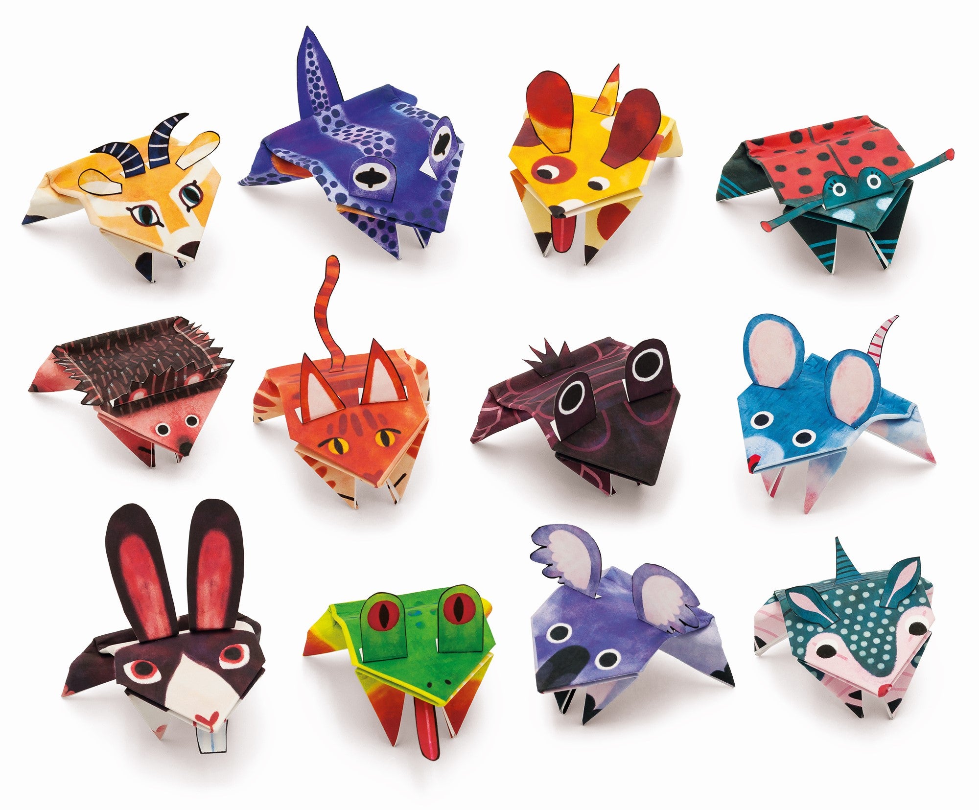 Ludattica: zestaw kreatywny origami Skaczące Zwierzaki