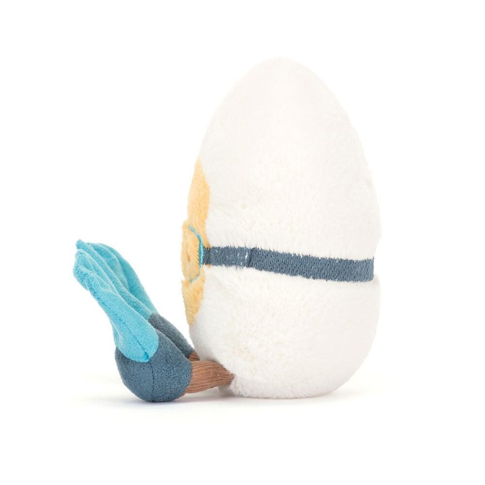 Jellycat: przytulanka jajko płetwonurek Amuseables Boiled Egg Scuba 14 cm