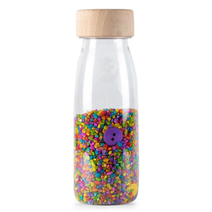 Petit Boum: butelka sensoryczna do obserwacji Kolorowe Guziki - Noski Noski