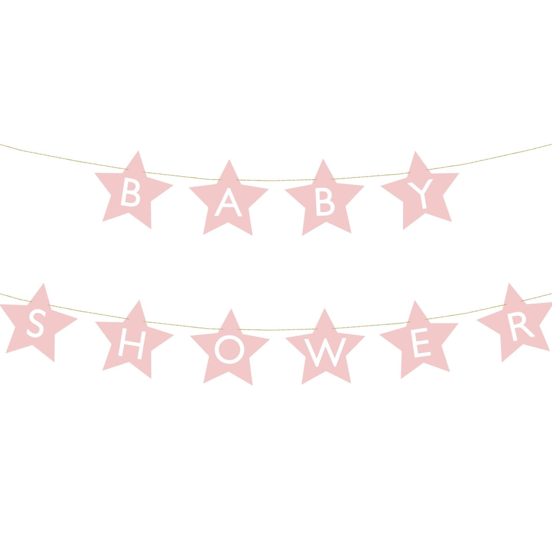 PartyDeco: baner różowy Baby Shower