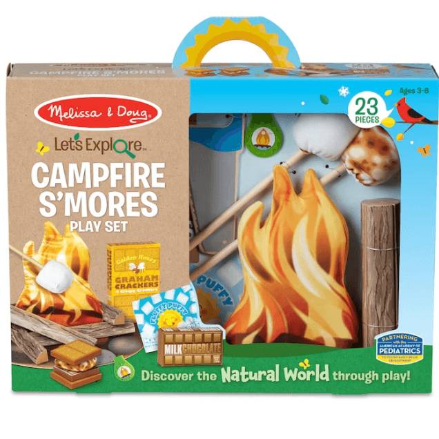 Melissa and Doug: zestaw do palenia ogniska Let's Explore Play Set - Noski Noski