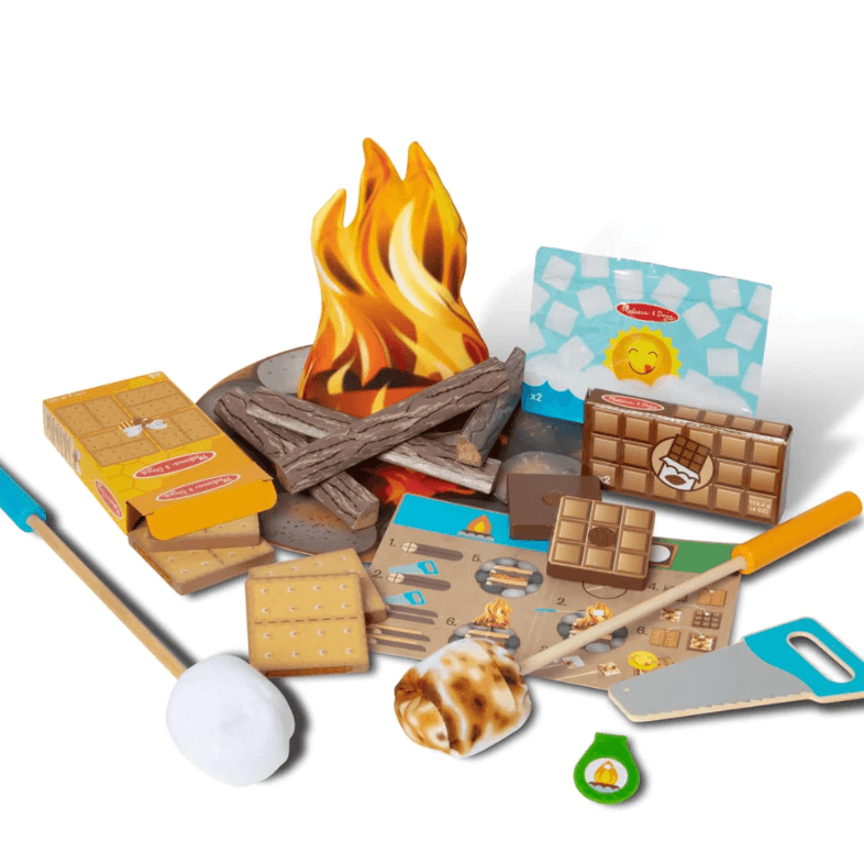 Melissa and Doug: zestaw do palenia ogniska Let's Explore Play Set - Noski Noski