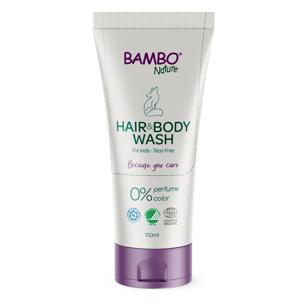 Bambo Nature: żel do mycia ciała i włosów Hair & Body Wash 150 ml - Noski Noski