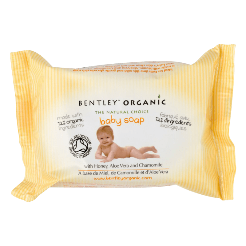 Bentley Organic: dziecięce mydełko w kostce z miodem, aloesem i rumiankiem - Noski Noski