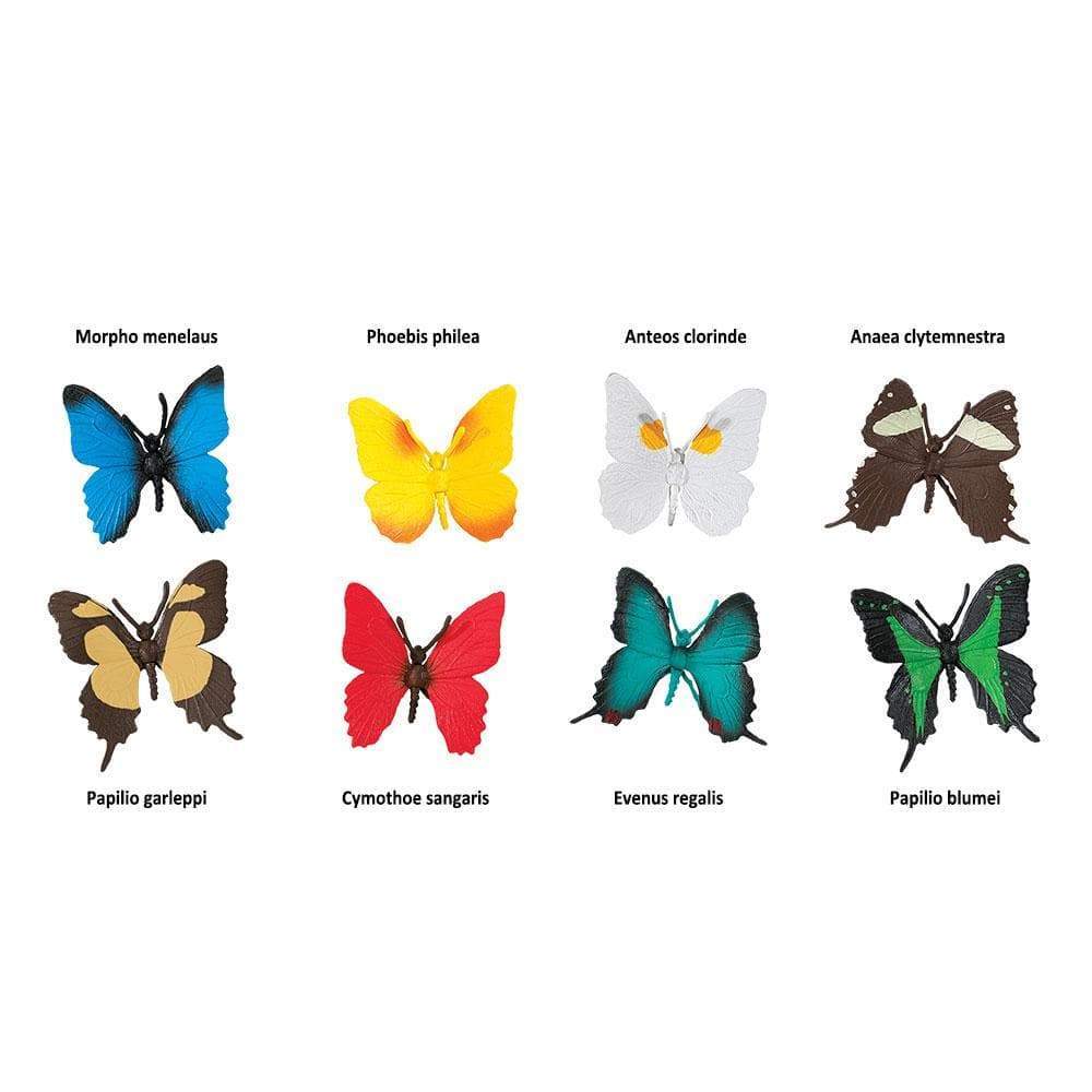 Safari Ltd: figurki w tubie Motyle Butterflies Toob 8 szt.