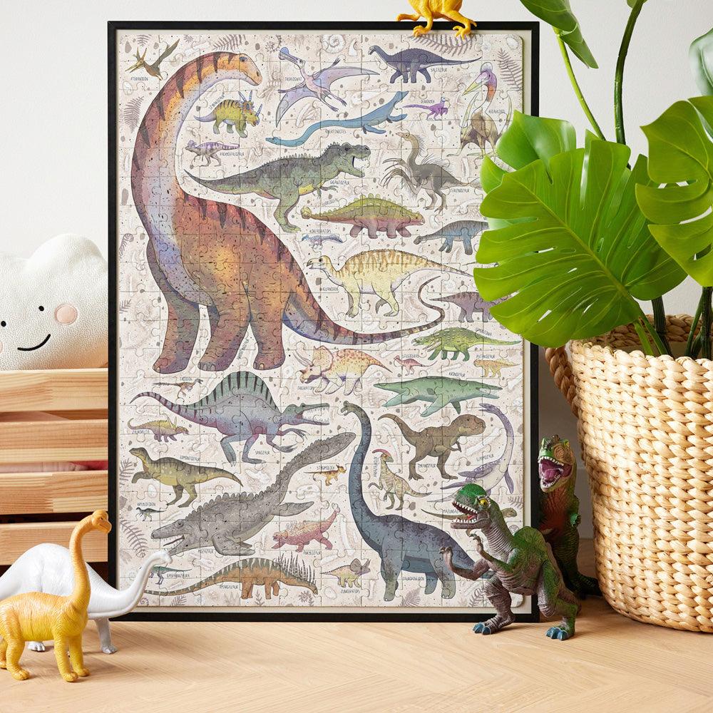CzuCzu: puzzlove Dinozaury 200 el. - Noski Noski