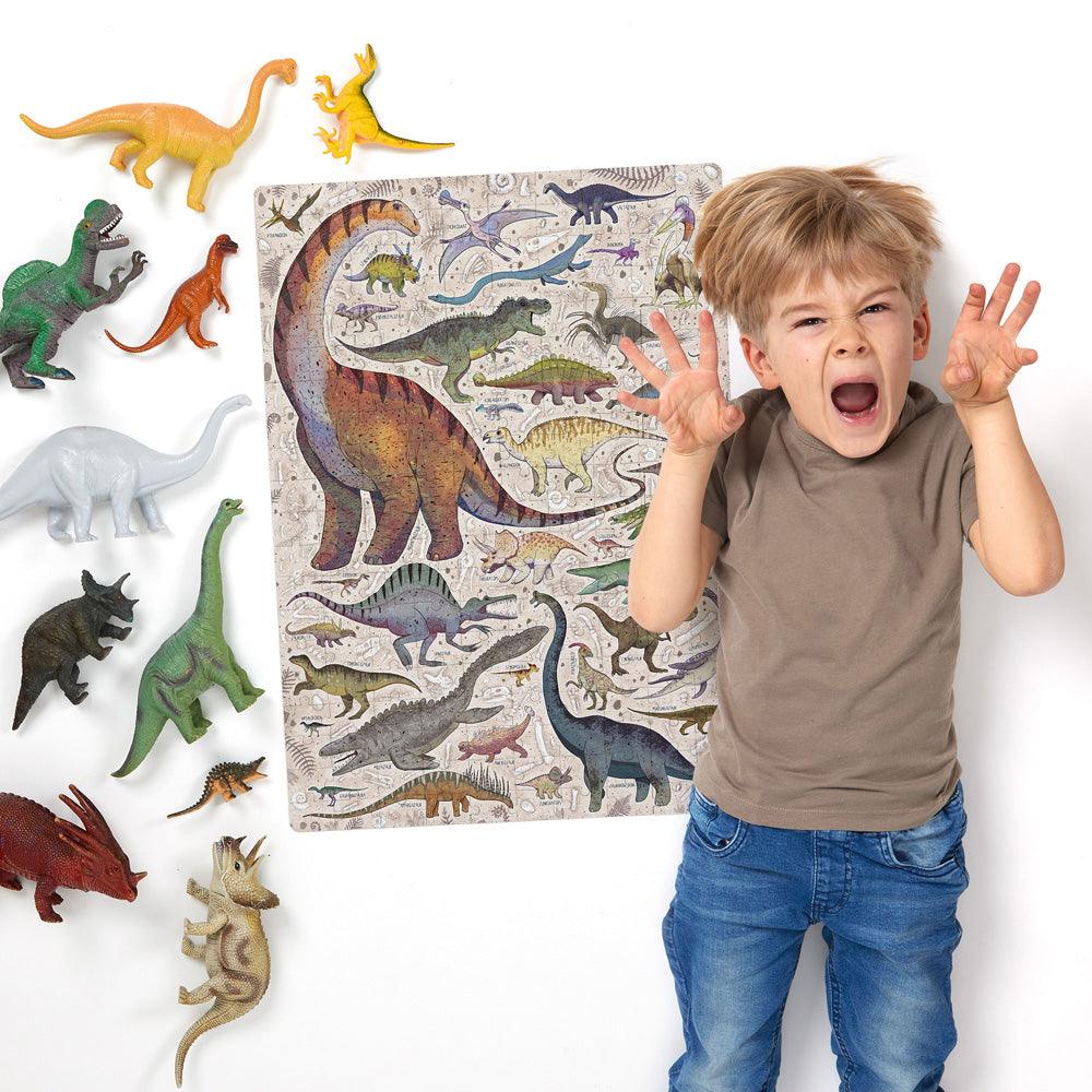 CzuCzu: puzzlove Dinozaury 200 el. - Noski Noski