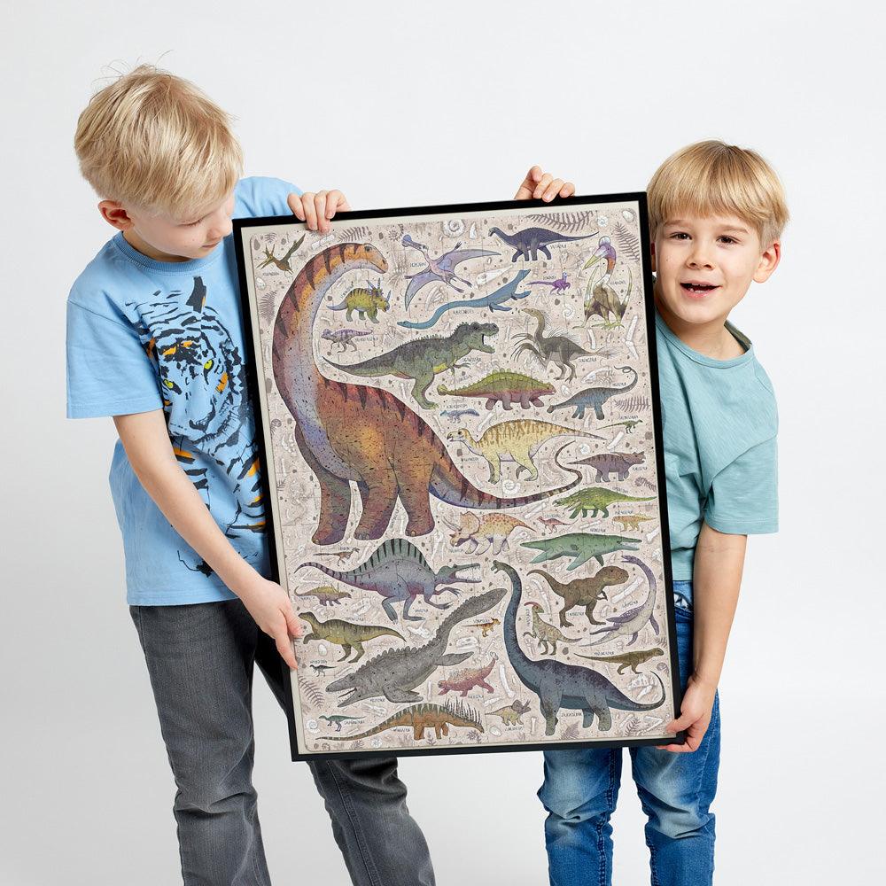 CzuCzu: puzzlove Dinozaury 200 el. - Noski Noski