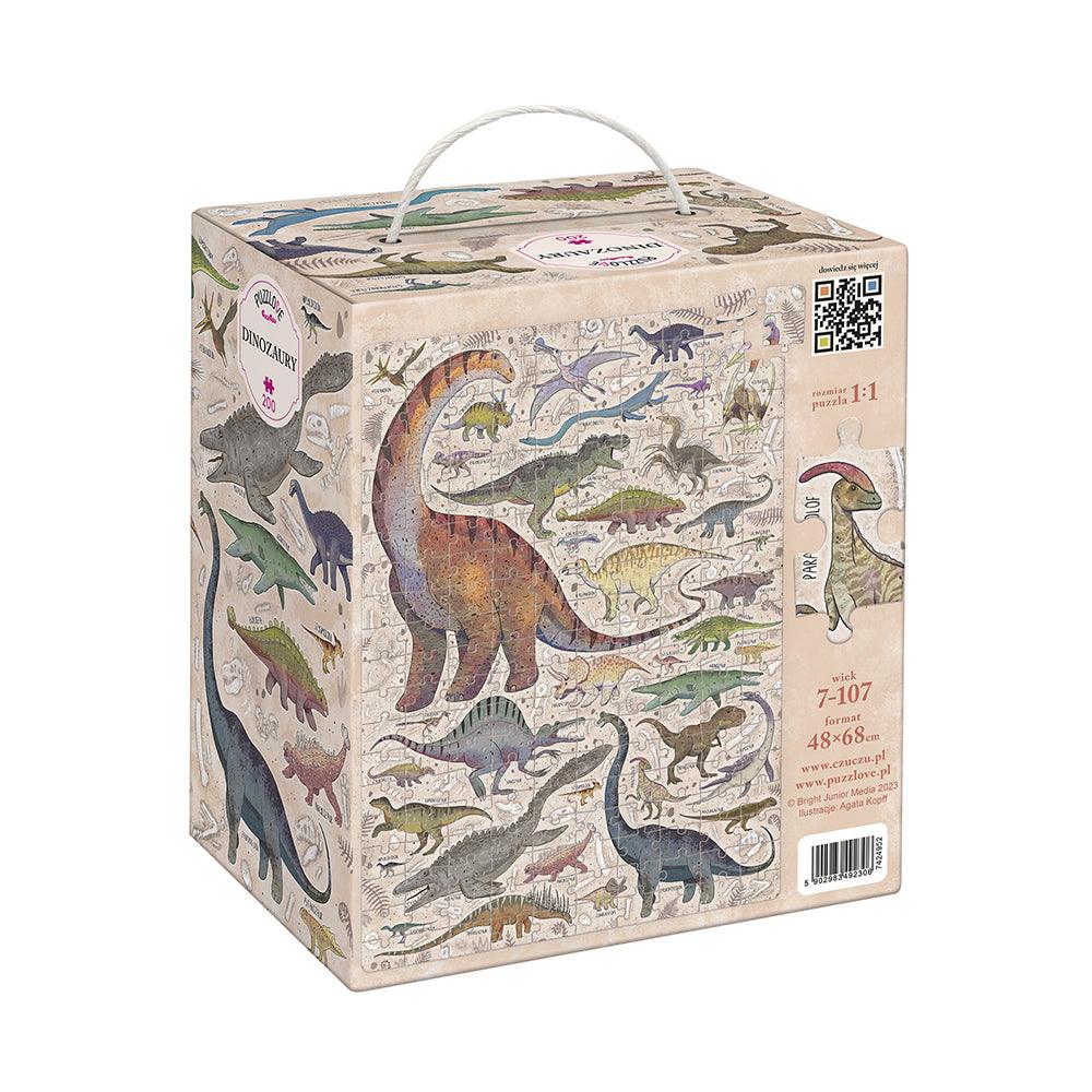 CzuCzu: puzzlove Dinozaury 200 el. - Noski Noski