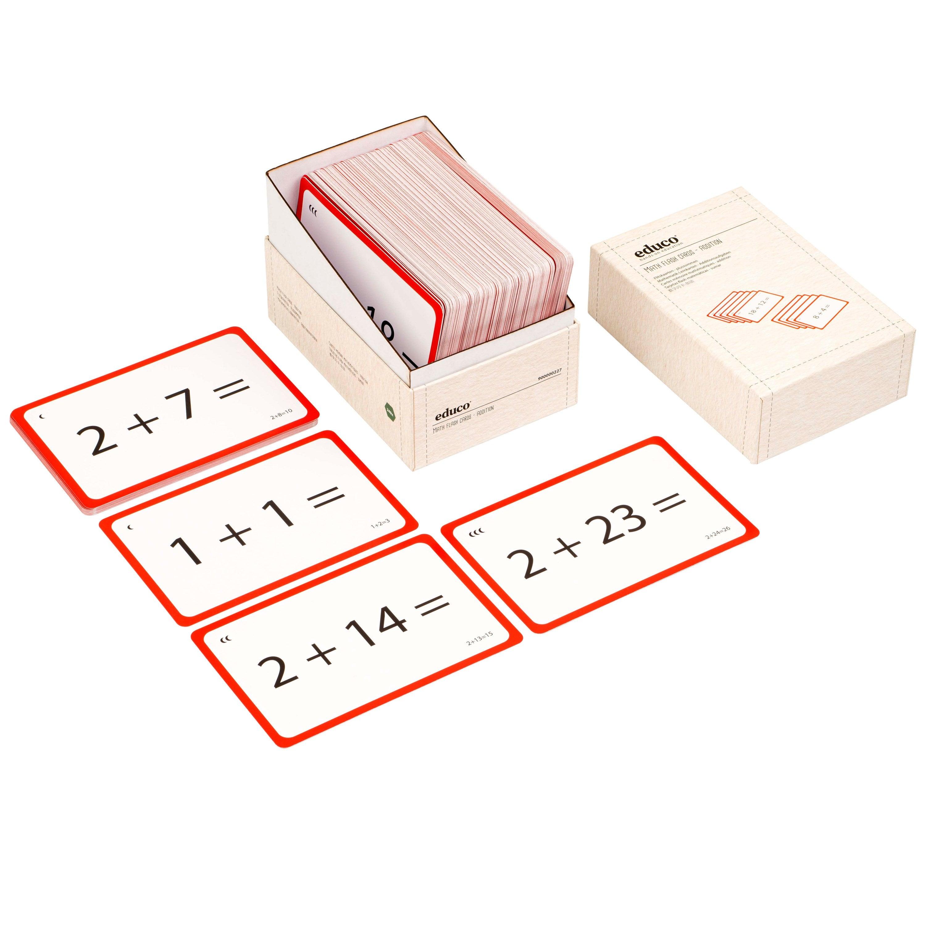Educo: matematyczne karty dodawanie Math Flash Cards - Noski Noski