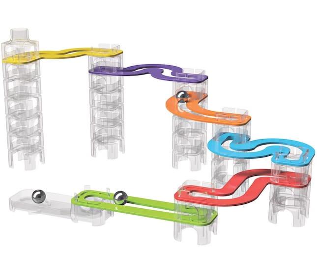 Fat Brain Toys: kulodrom Trestle Tracks Starter Set 43 el. - Noski Noski