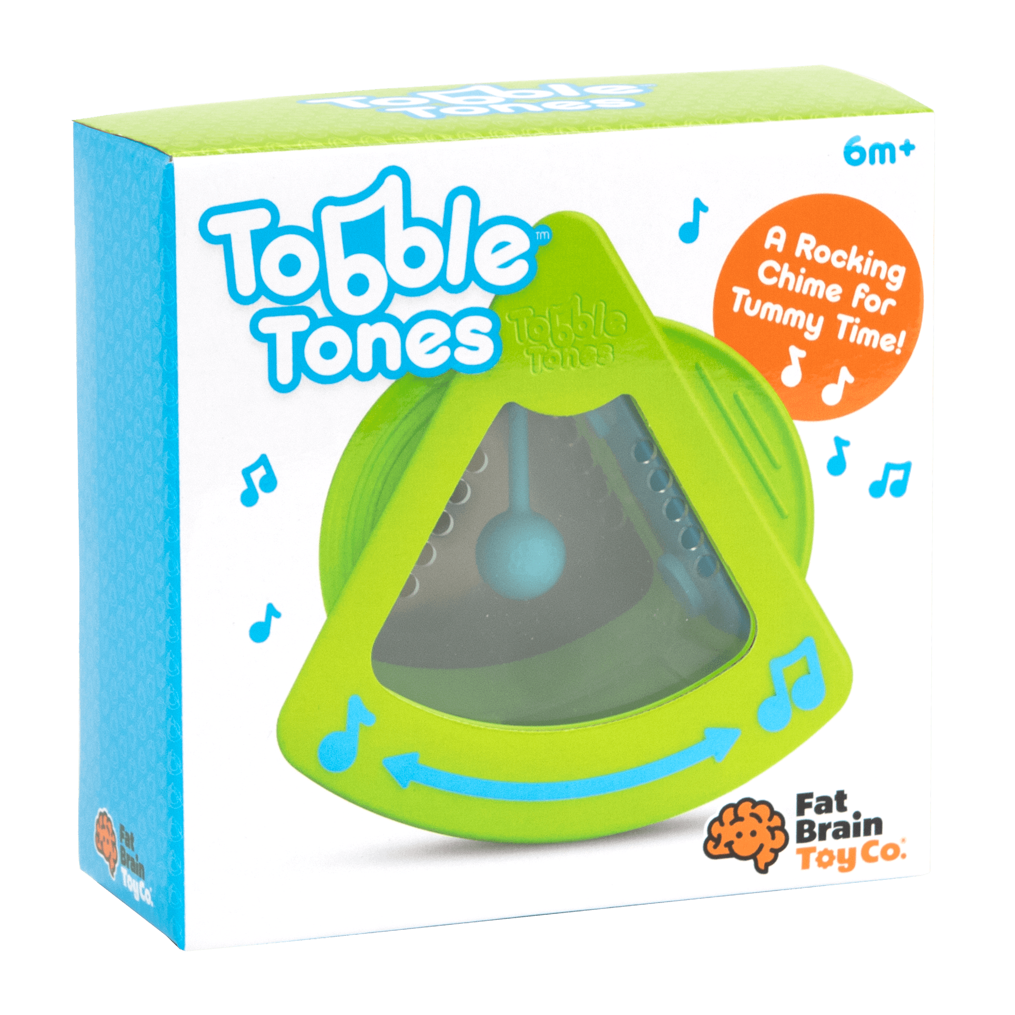Fat Brain Toys: wańka wstańka z dzwonkiem Tobble Tones - Noski Noski