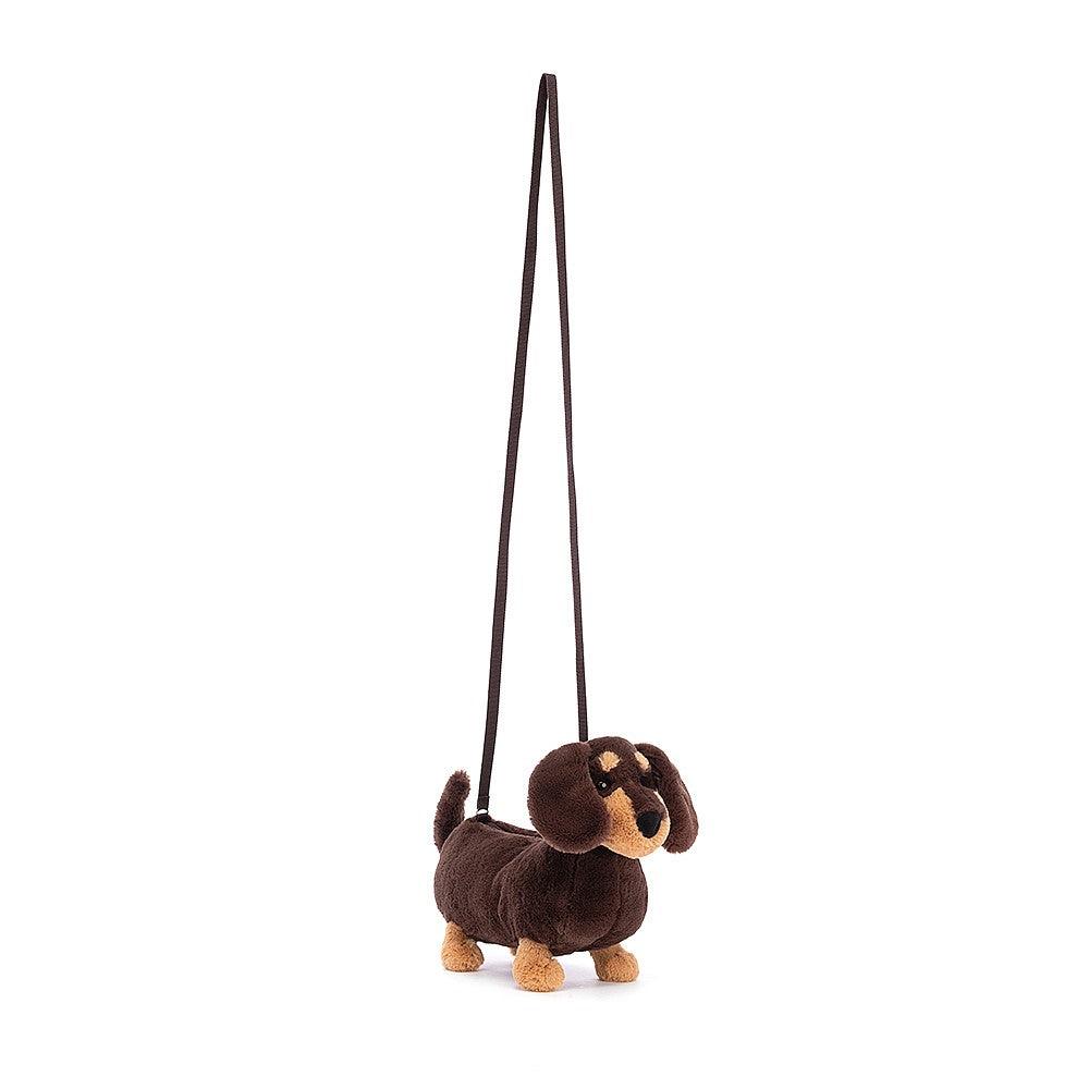 Jellycat: torebka piesek Otto Sausage Dog Bag 22 cm - Noski Noski