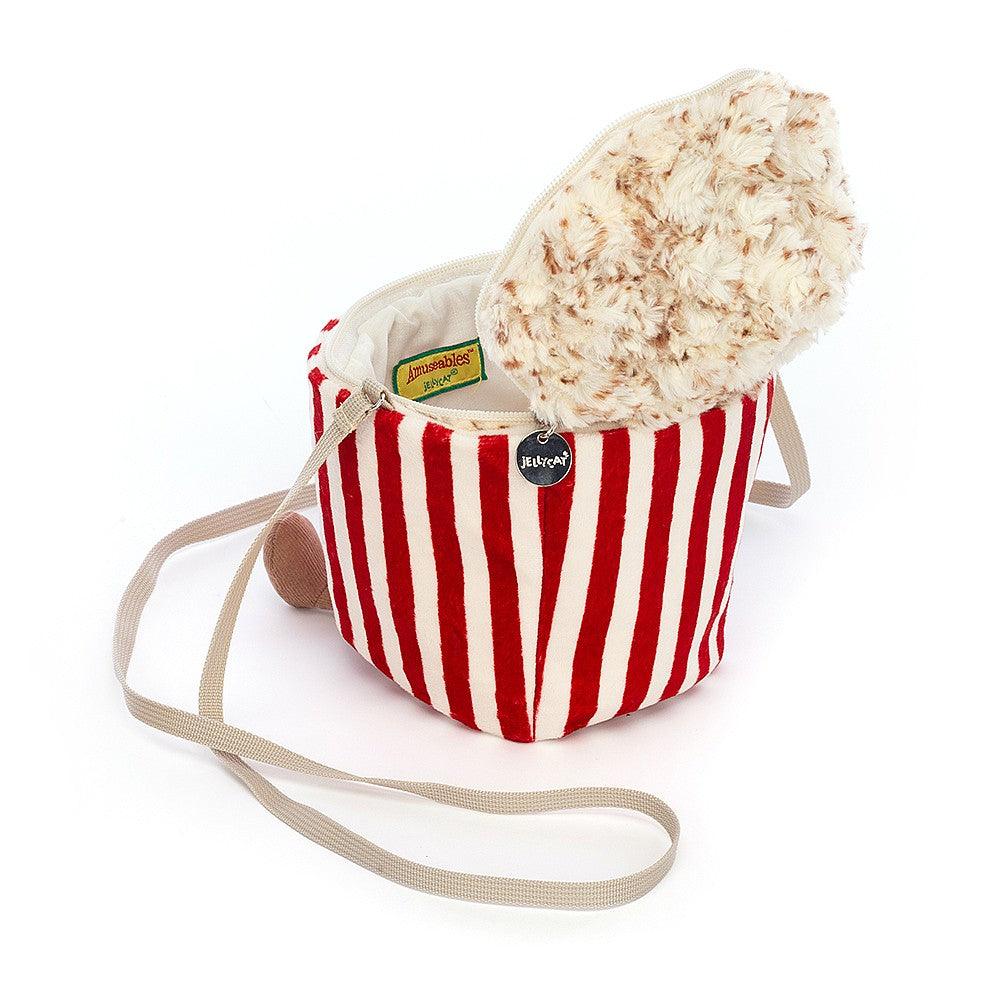 Jellycat: torebka popcorn Amuseable Popcorn Bag 19 cm - Noski Noski