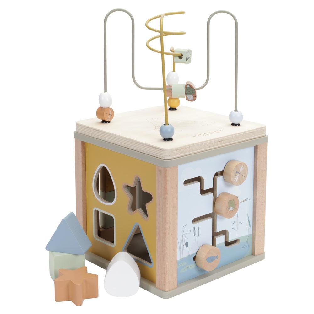 Little Dutch: kostka edukacyjna Wooden Activity Cube Little Goose - Noski Noski