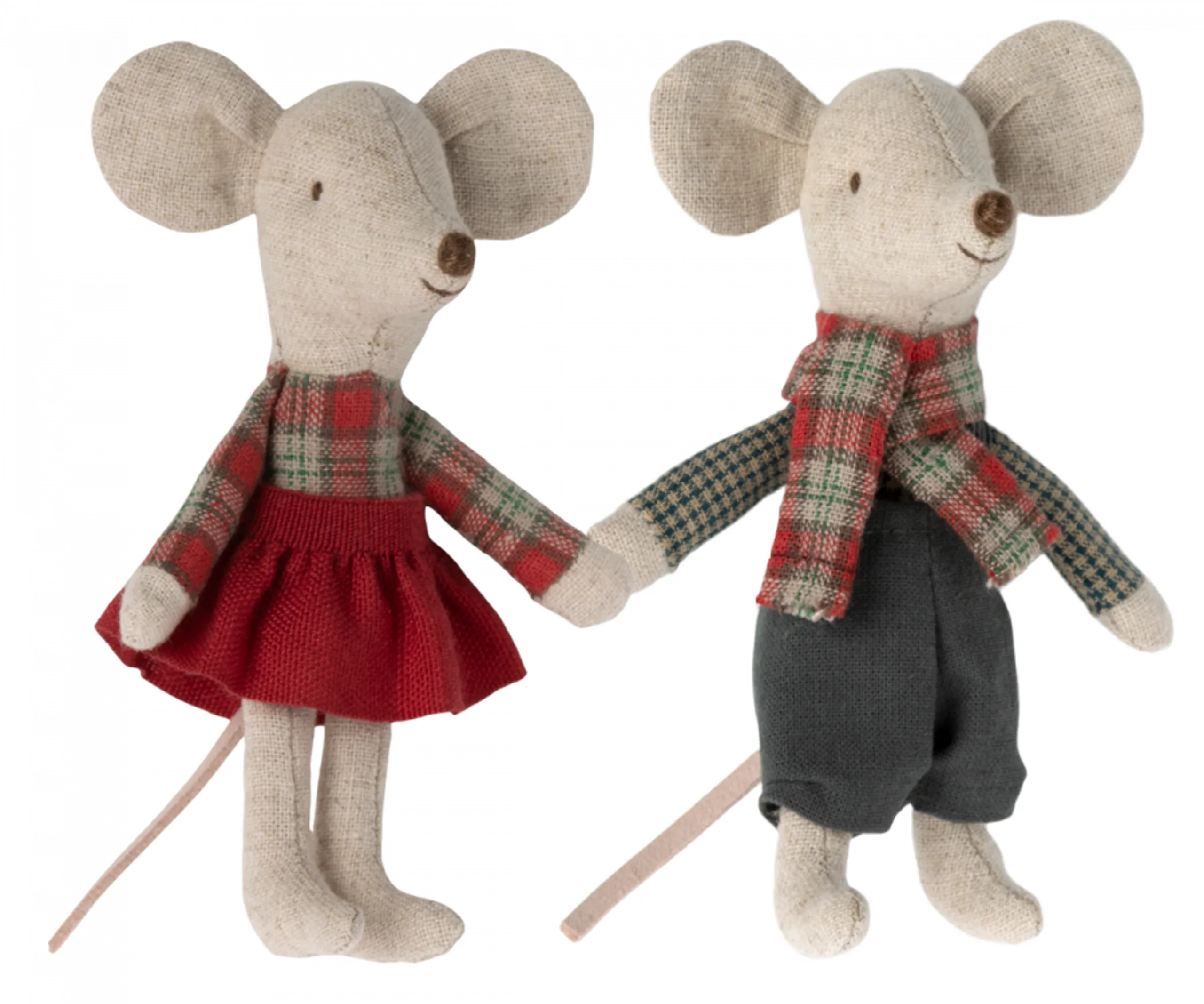 Maileg: myszki bliźniaki w zimowej stylizacji Winter Mice Twins