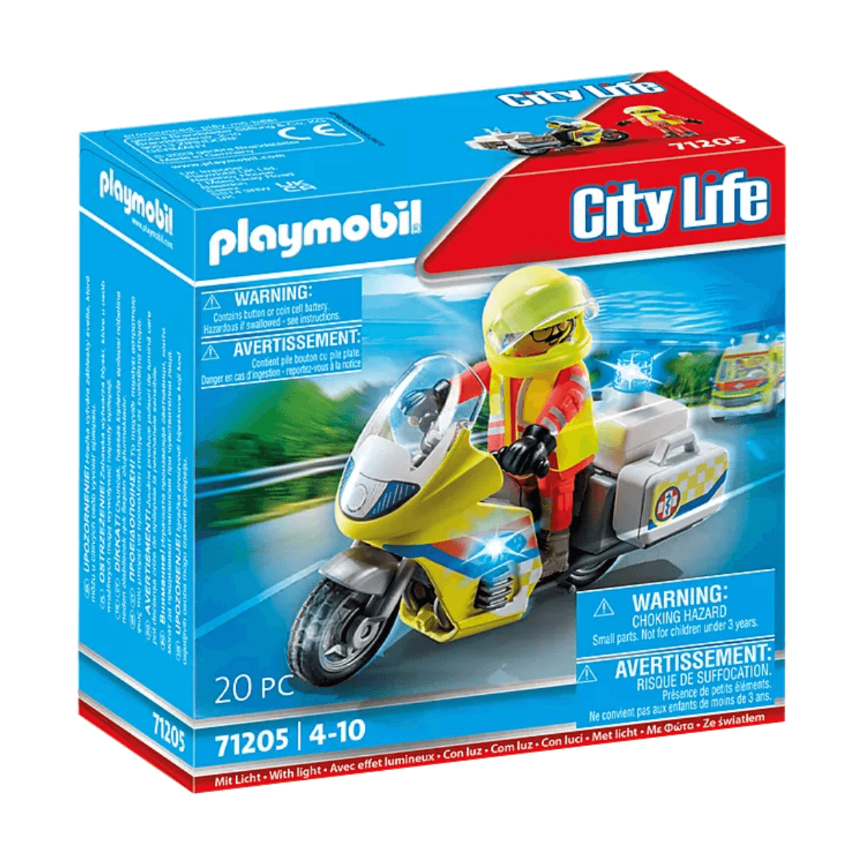 Playmobil: motor ratunkowy ze światłem City Life - Noski Noski