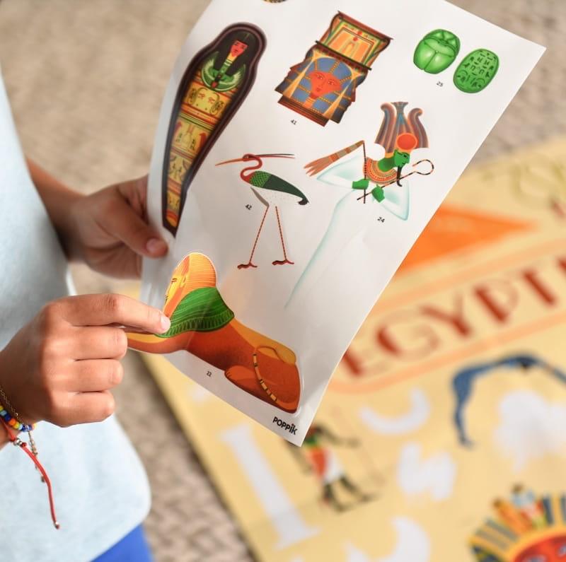 Poppik: plakat wyklejanka Starożytny Egipt - Noski Noski