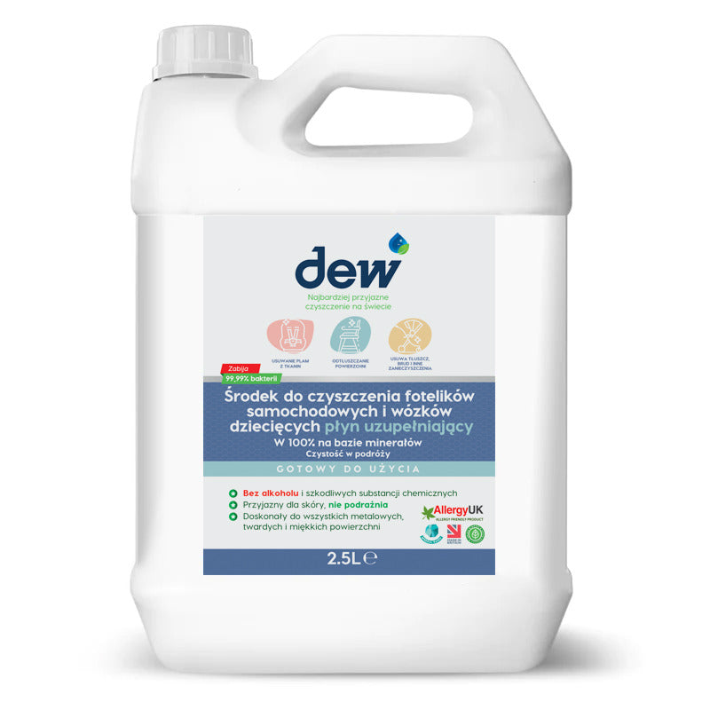 Dew: środek do czyszczenia fotelików samochodowych i wózków Child Care 2,5 l