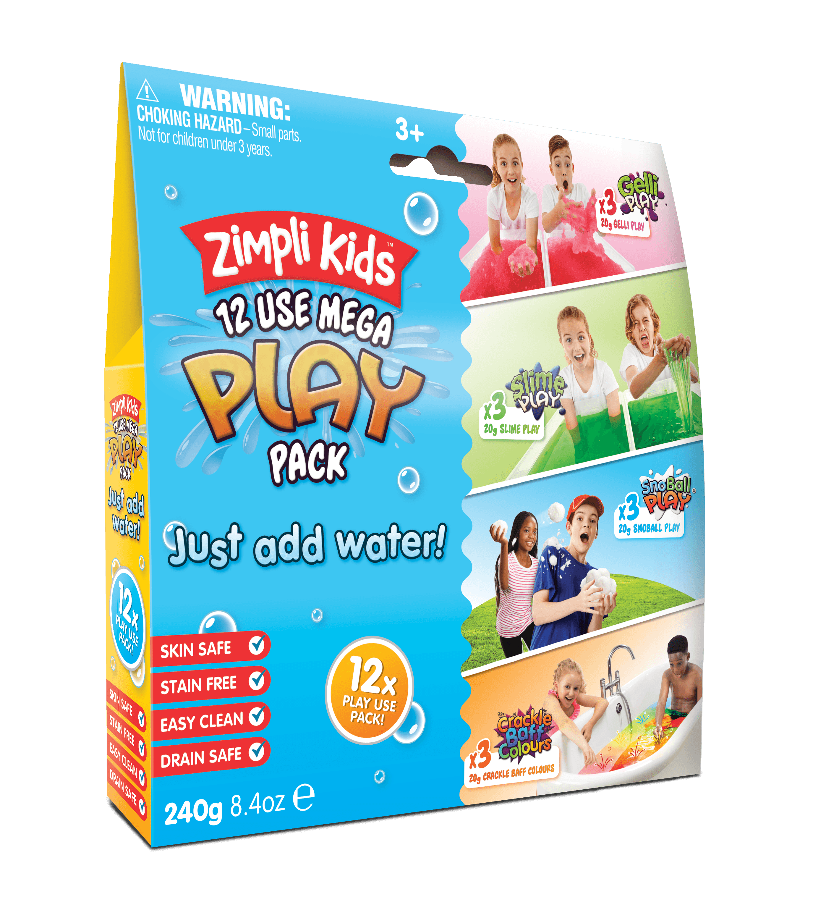 Zimpli Kids: zestaw magicznych proszków do wody Mega Play Pack - Noski Noski