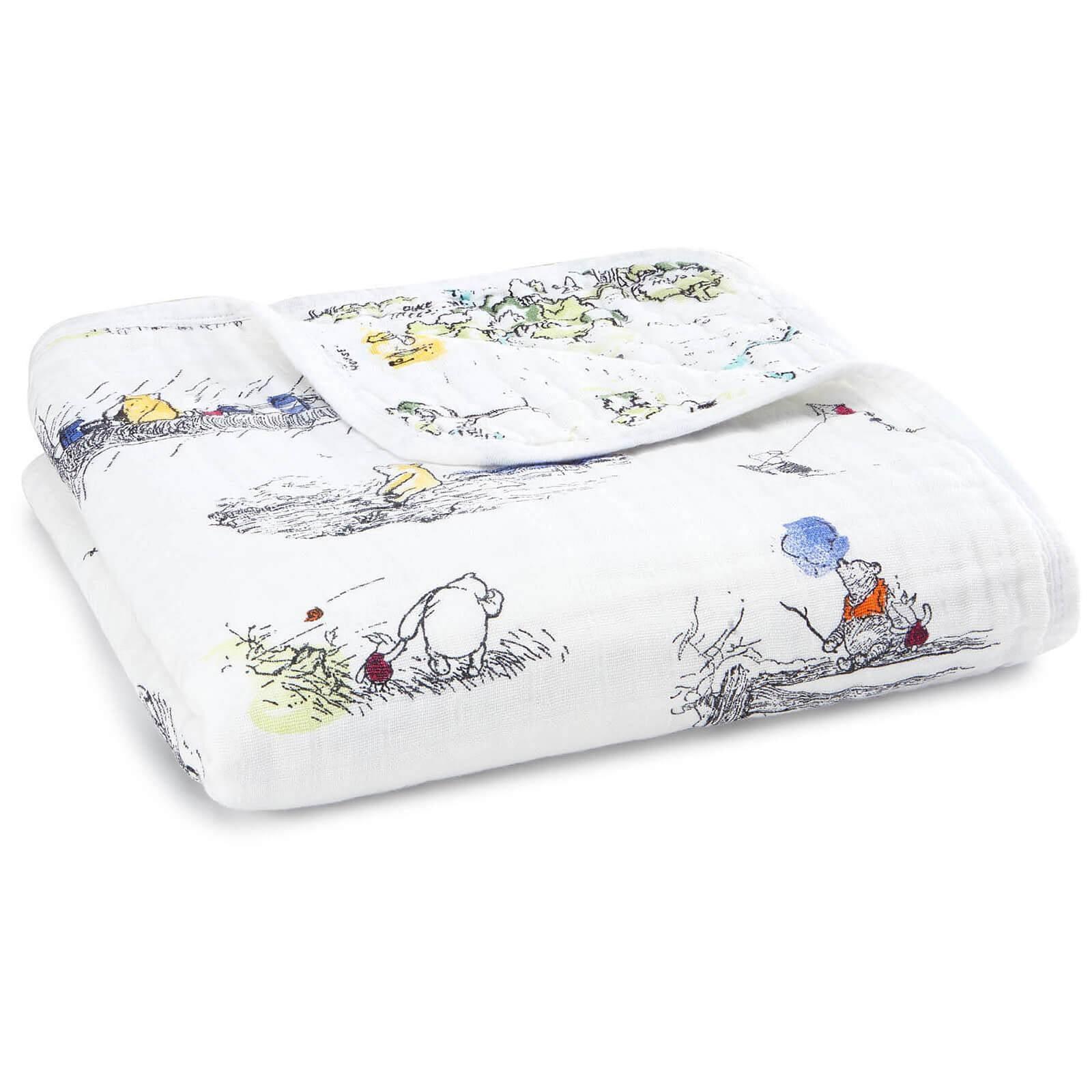 Aden+Anais: muślinowa kołderka Kubuś Puchatek Dream Blanket Winnie The Pooh - Noski Noski