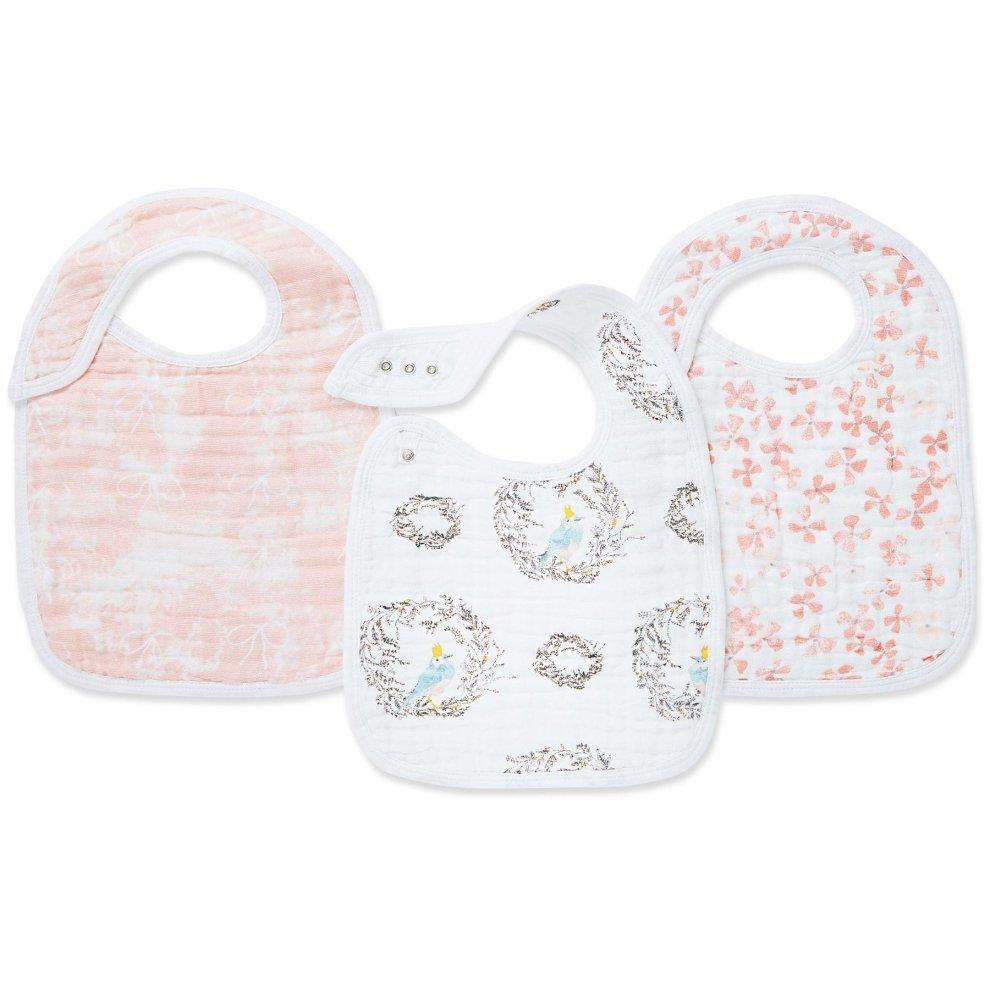 Aden+Anais: śliniak muślinowy Snap Bib 3 szt. - Noski Noski