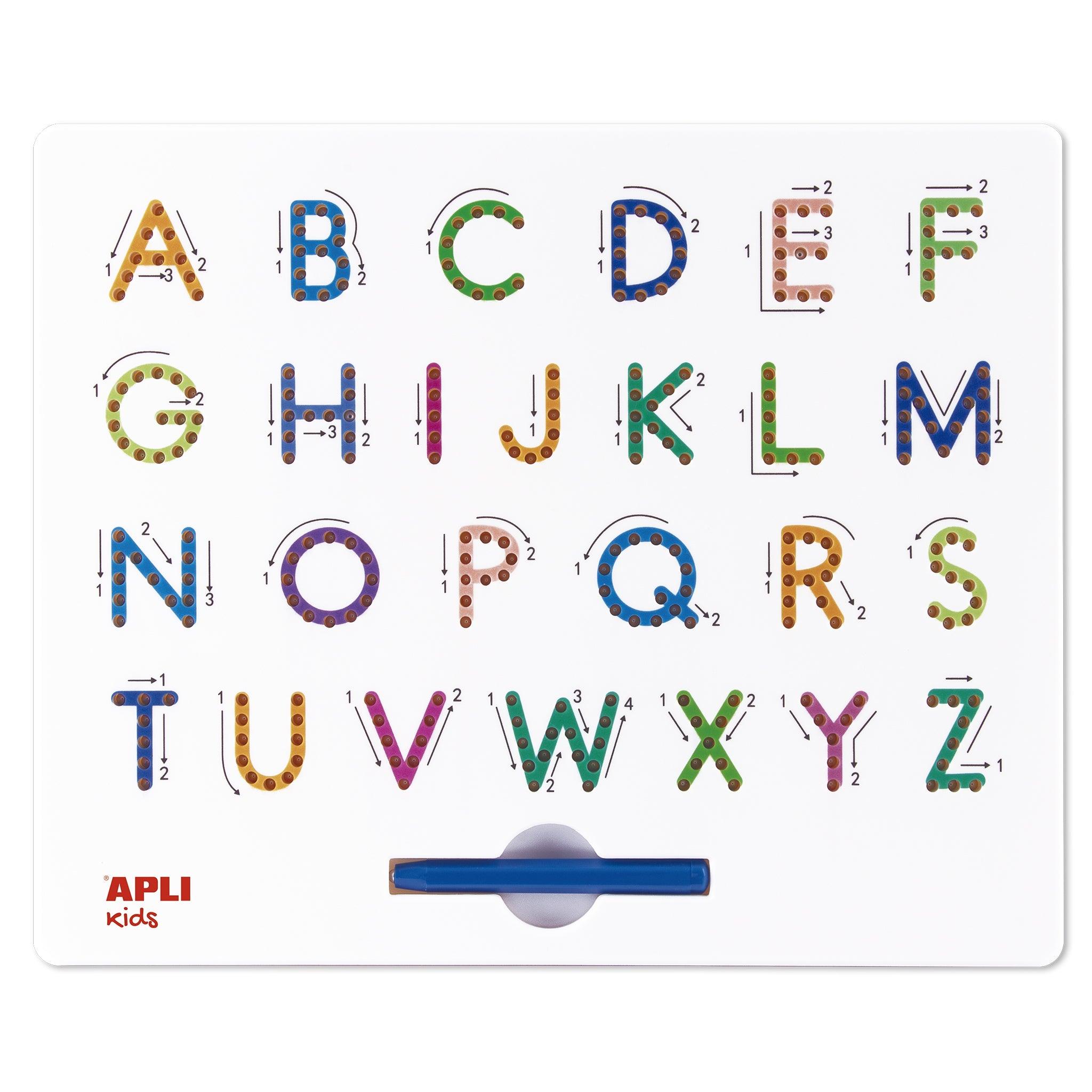 Apli Kids: magnetyczna tablica do rysowania Litery ABC Magnetic Letters - Noski Noski