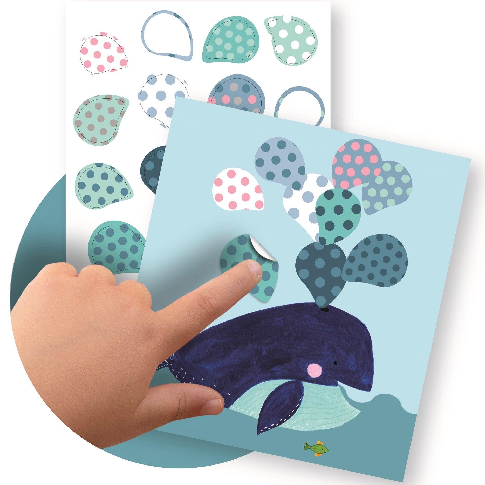 Apli Kids: zestaw z naklejkami Stickers Box - Noski Noski