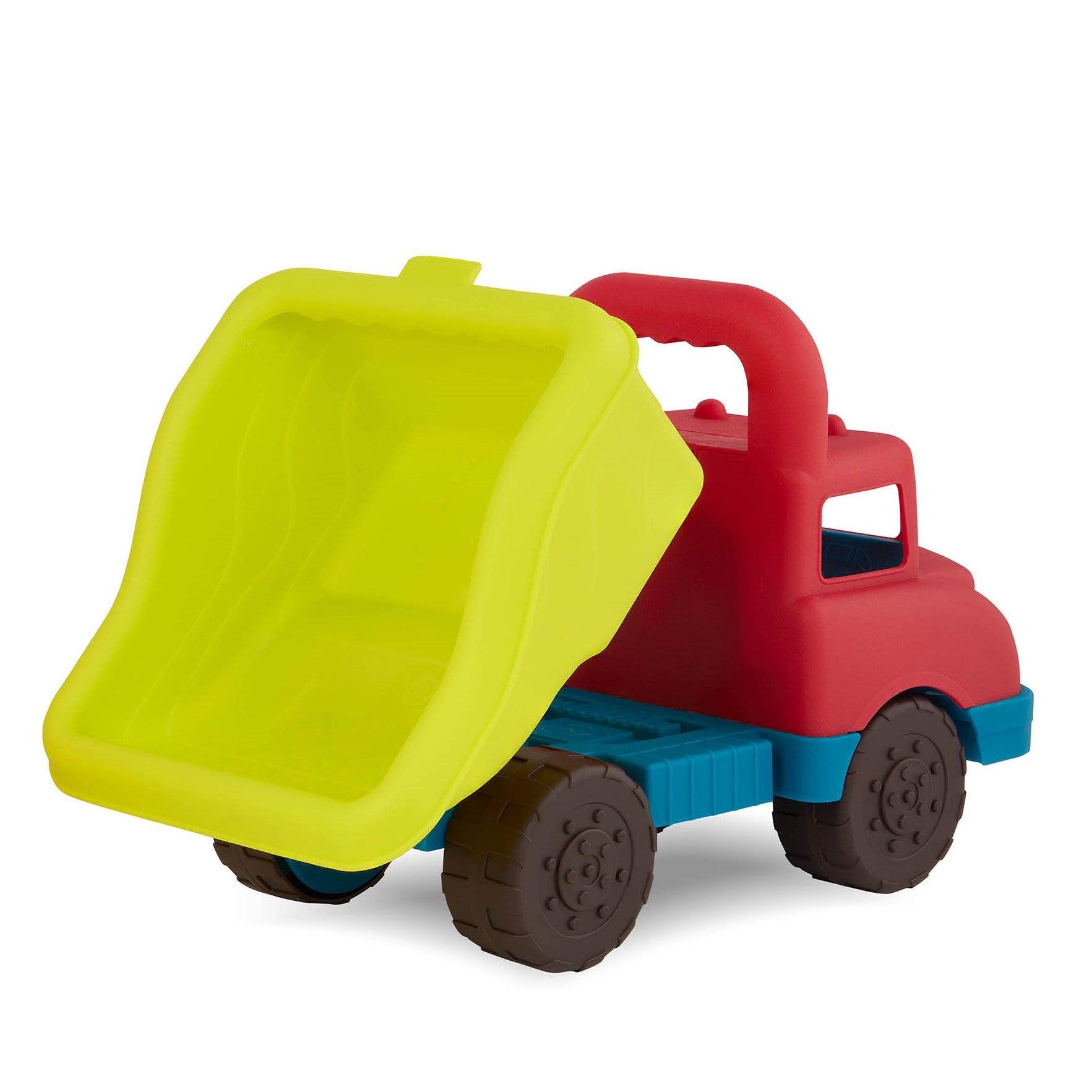 B.Toys: ciężarówka-wywrotka z uchwytem Grab-n-Go Truck - Noski Noski