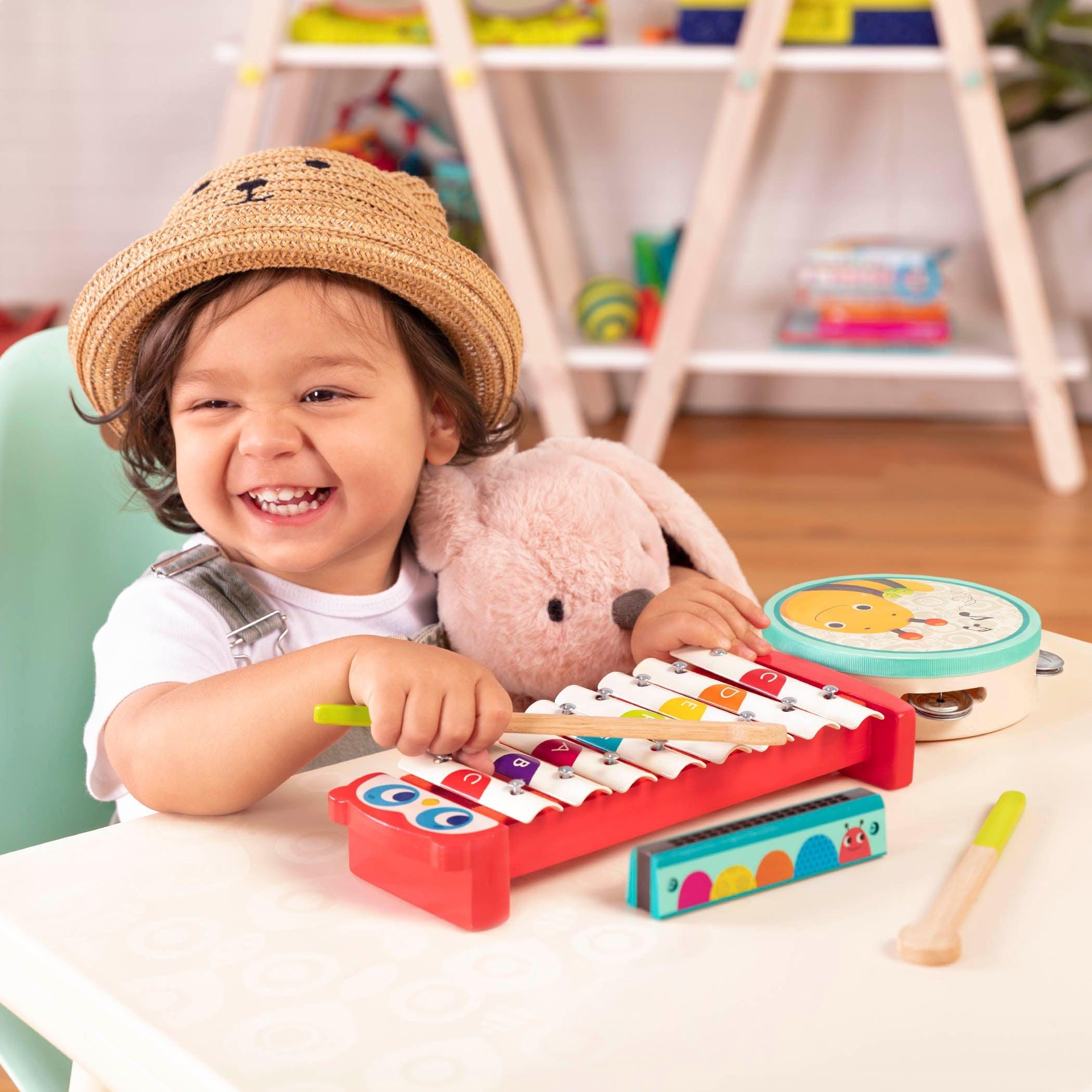 B.Toys: drewniane instrumenty muzyczne Mini Melody Band - Noski Noski