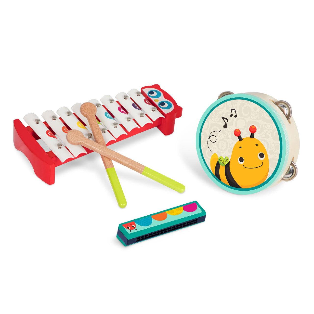 B.Toys: drewniane instrumenty muzyczne Mini Melody Band - Noski Noski