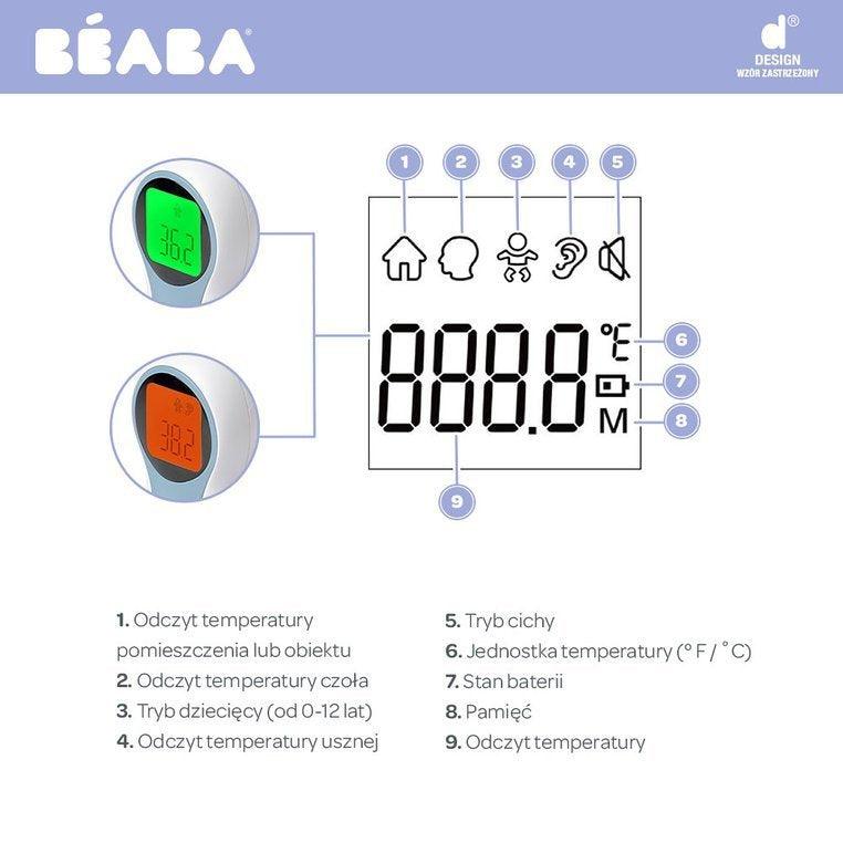 Beaba: elektroniczny termometr bezdotykowy Thermospeed - Noski Noski
