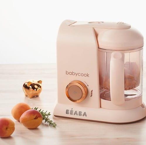 Beaba: wielofunkcyjne urządzenie do gotowania Babycook Macaron Pink - Noski Noski