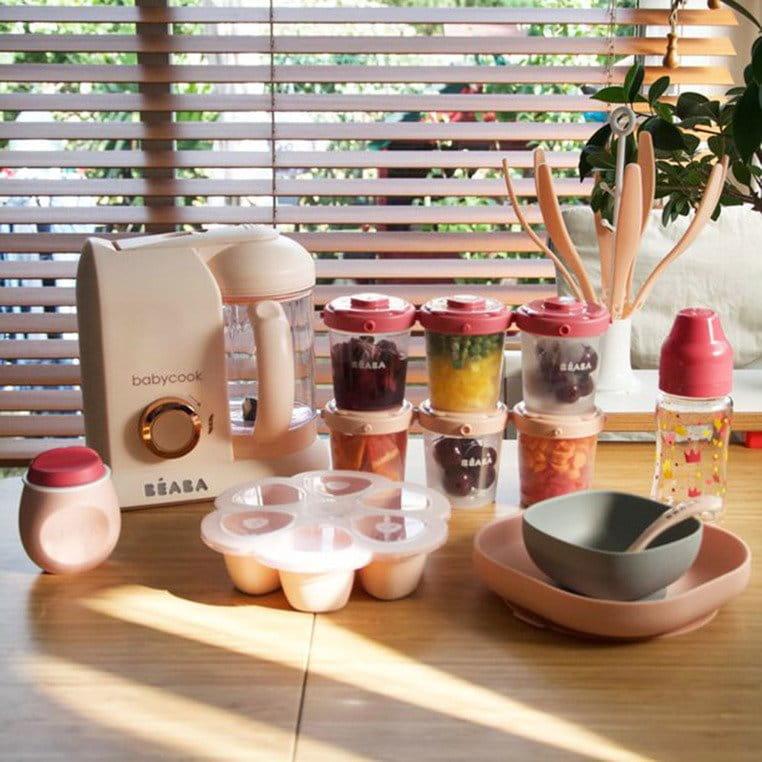 Beaba: wielofunkcyjne urządzenie do gotowania Babycook Macaron Pink - Noski Noski