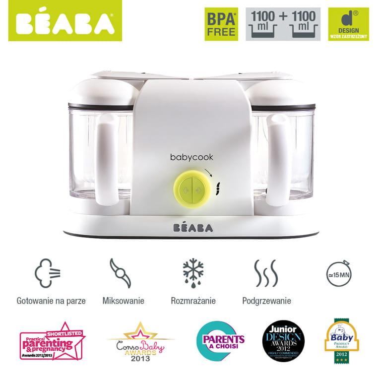 Beaba: wielofunkcyjne urządzenie do gotowania Babycook Plus Neon - Noski Noski