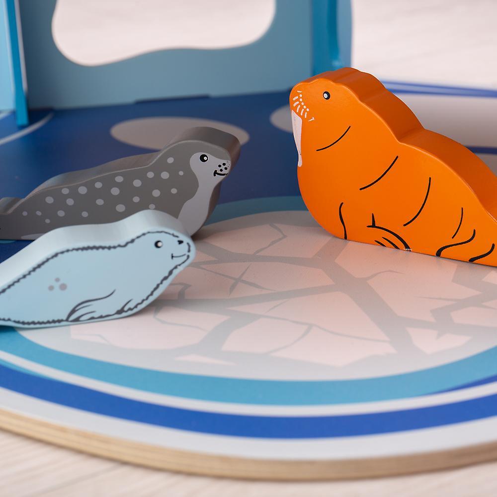 Bigjigs Toys: drewniany lodowiec Polar Glacier - Noski Noski