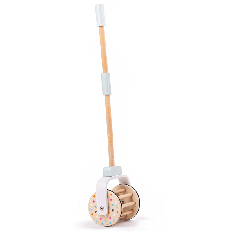 Bigjigs Toys: drewniany pchacz Musical Roller - Noski Noski