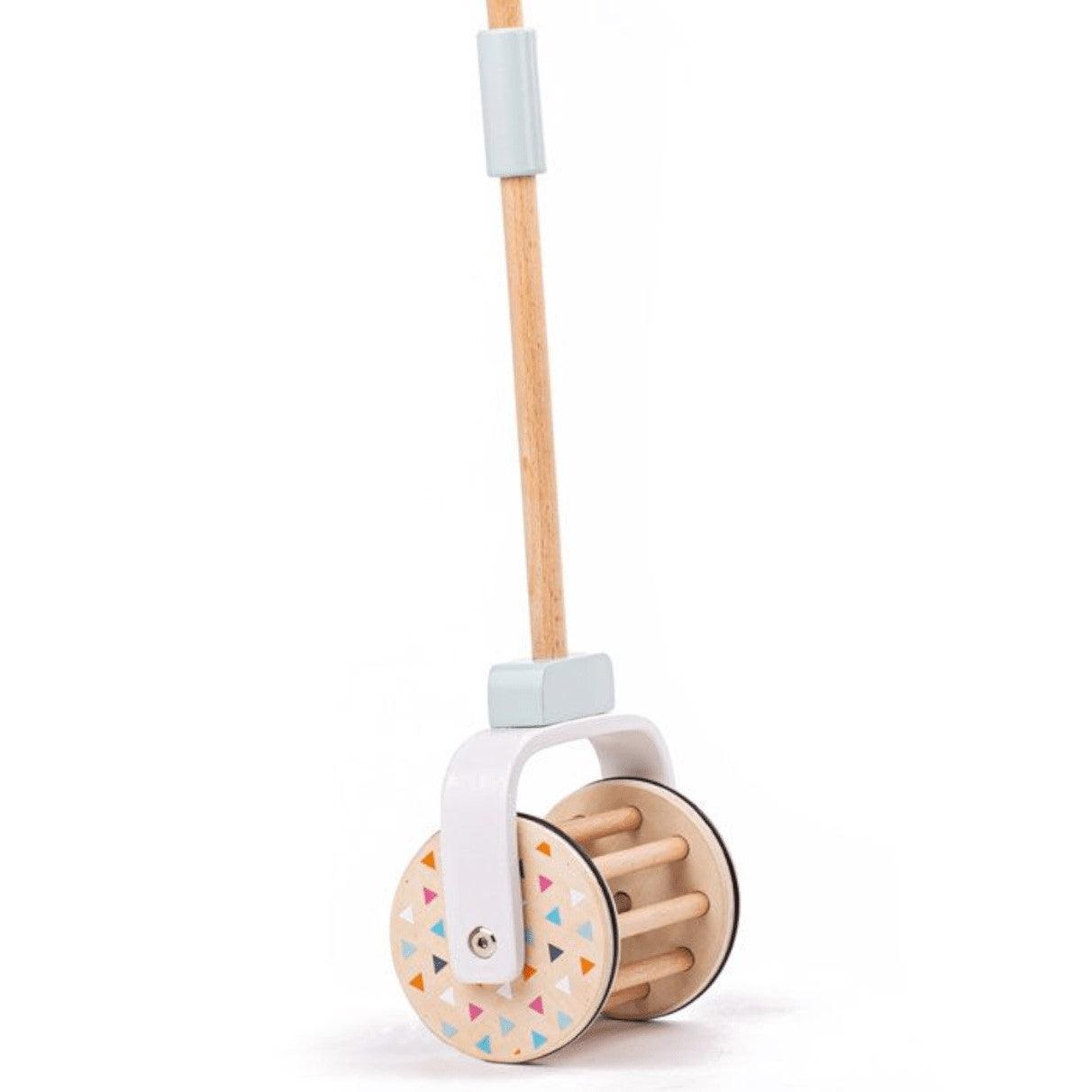 Bigjigs Toys: drewniany pchacz Musical Roller - Noski Noski