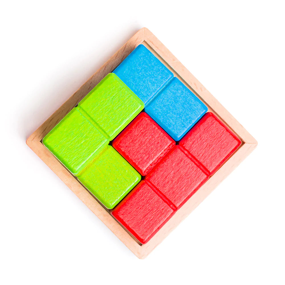 Bigjigs Toys: układanka logiczna tetris Lock-a-Cube - Noski Noski