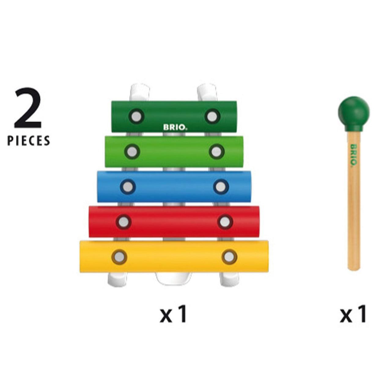 BRIO: drewniane cymbałki Musical Xylophone - Noski Noski
