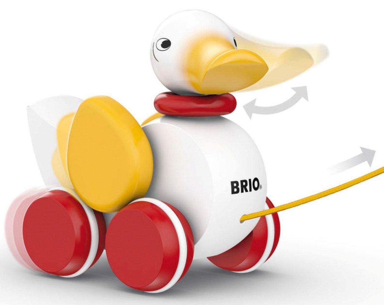 BRIO: kaczka do ciągnięcia Pull Along Duck - Noski Noski