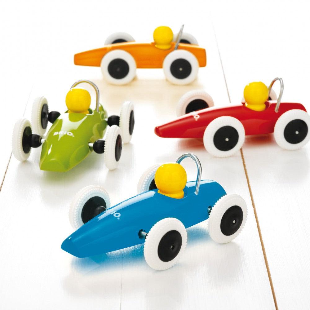 BRIO: samochodzik drewniany wyścigówka Race Car - Noski Noski