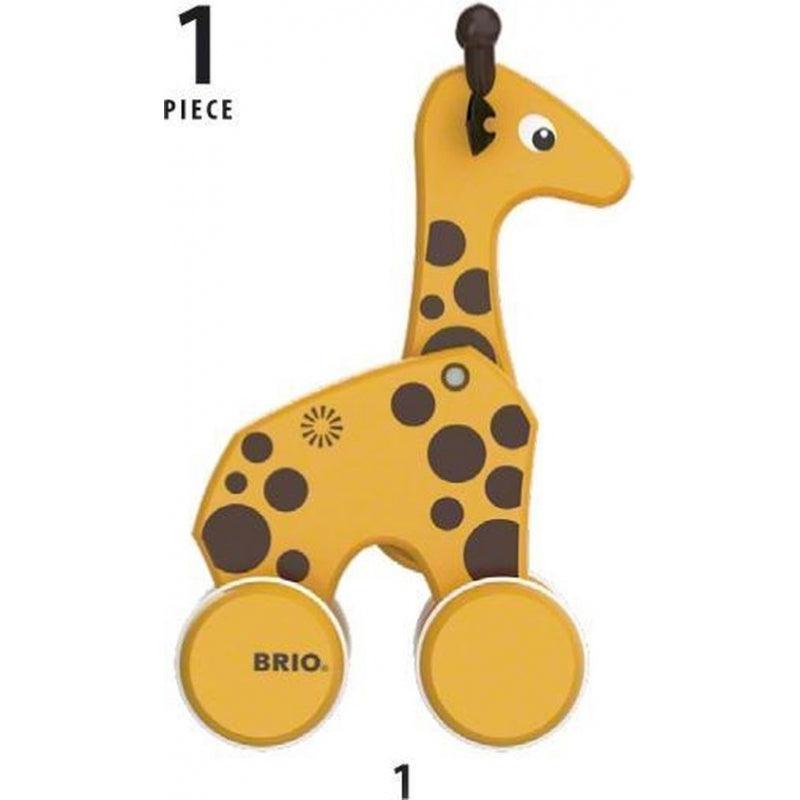 BRIO: żyrafa do ciągnięcia Pull Along Giraffe - Noski Noski