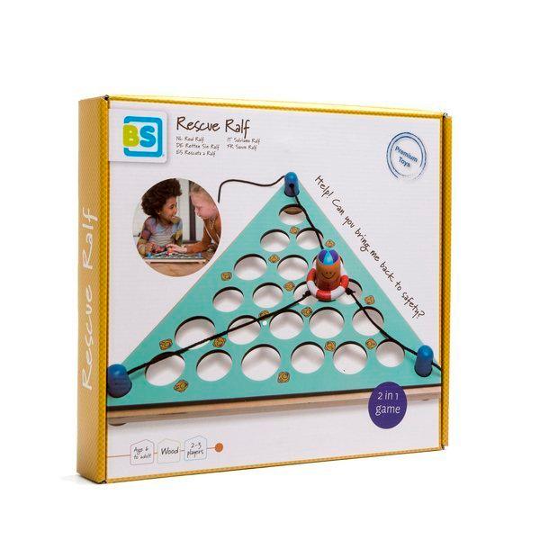 BS Toys: drewniana gra zręcznościowa Uratuj Ralfa - Noski Noski