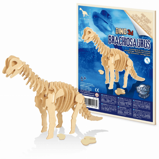 Buki: drewniany model dinozaura - Noski Noski