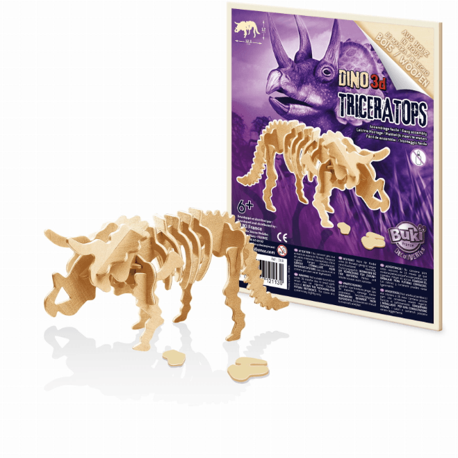 Buki: drewniany model dinozaura - Noski Noski