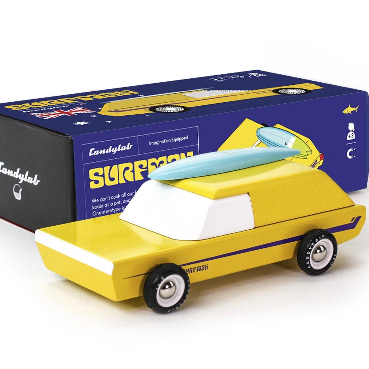 Candylab Toys: drewniany samochód Americana Surfman - Noski Noski