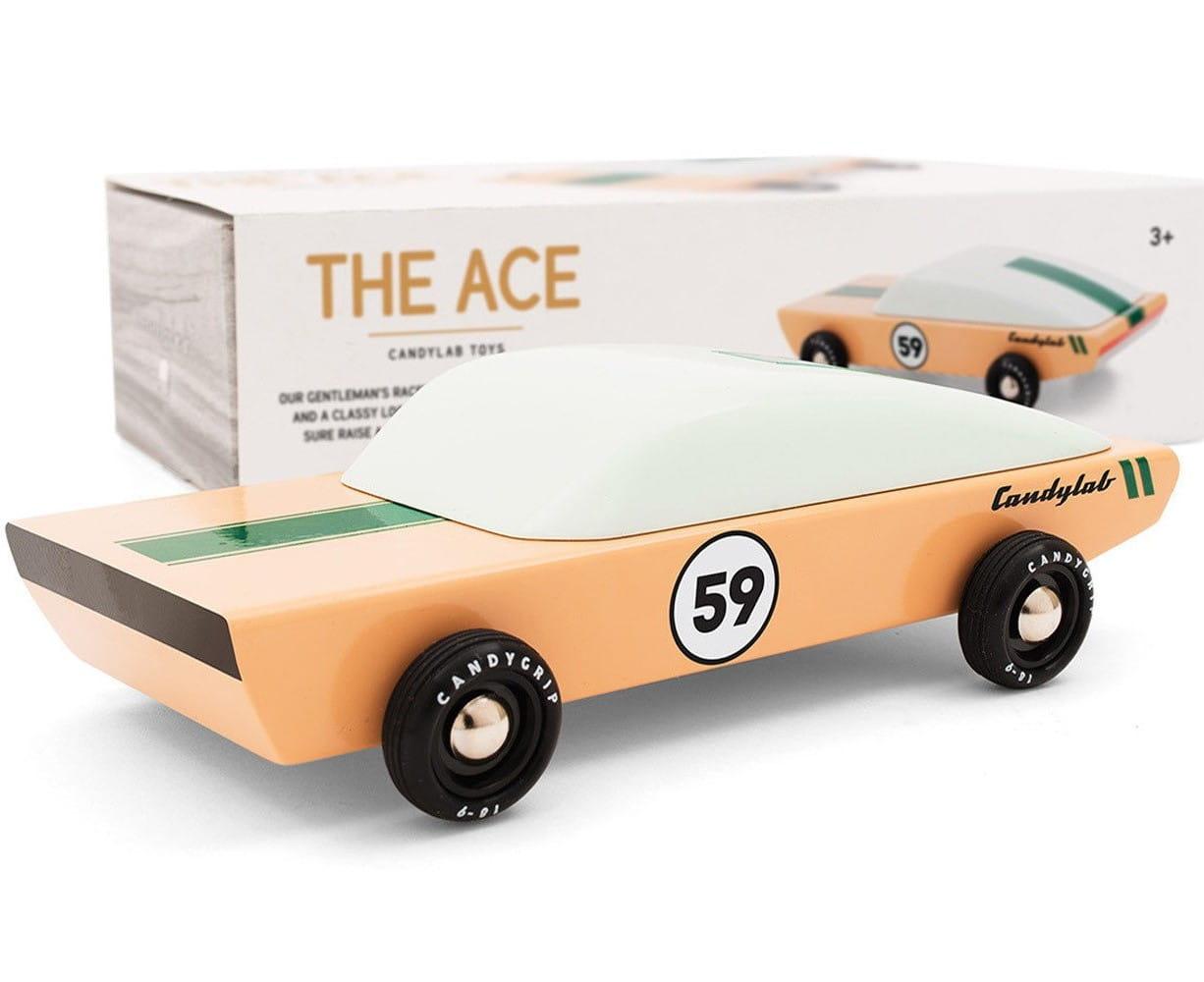 Candylab Toys: drewniany samochód Speed Racer Ace - Noski Noski